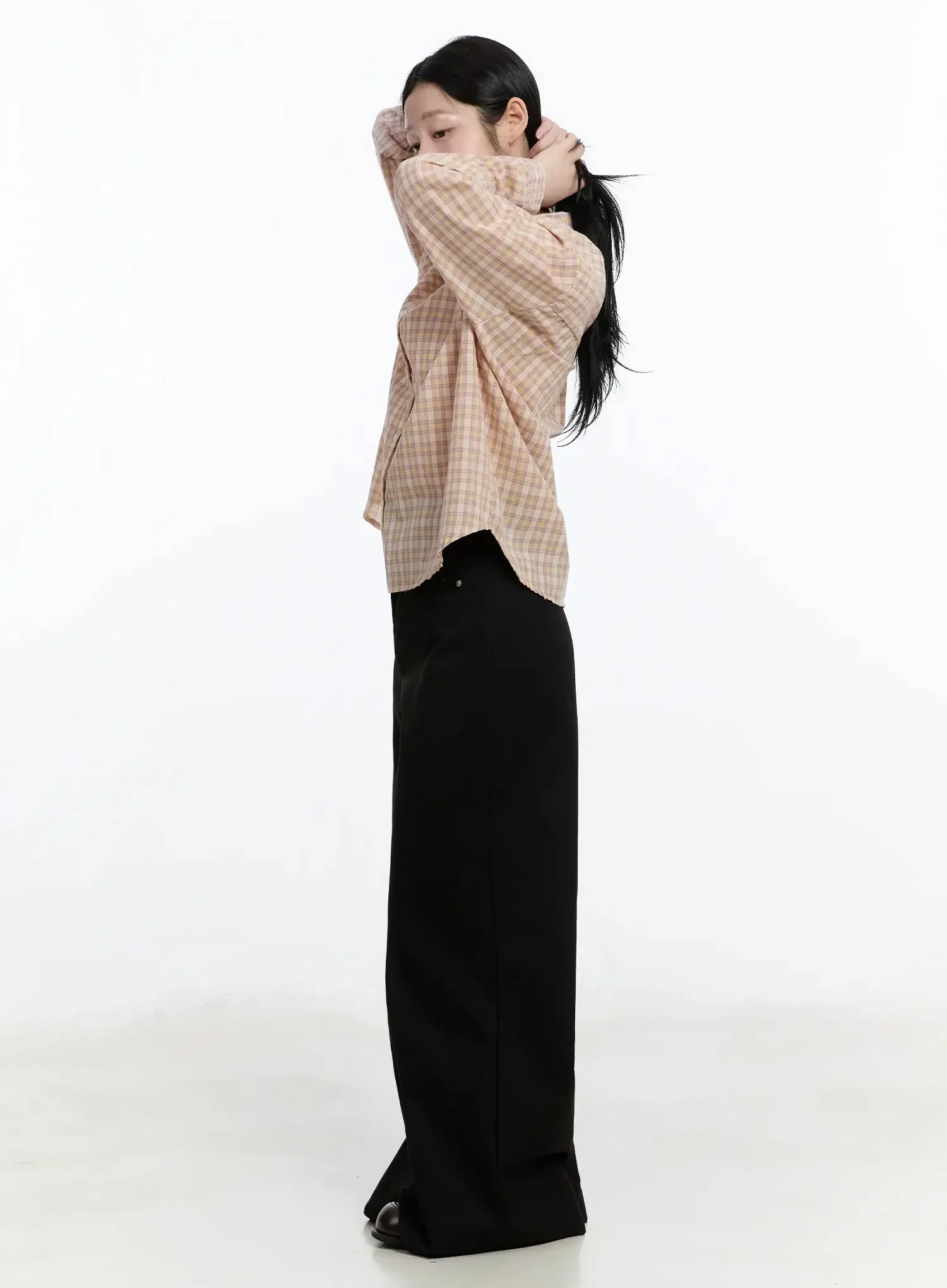 High-Waist Wide-Leg Pants IM513 - Image 7