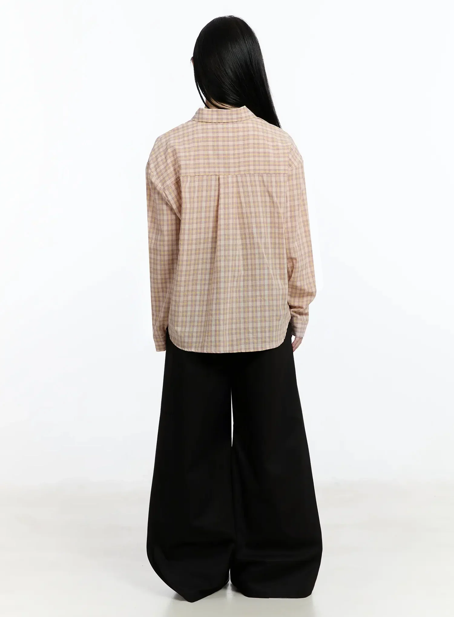 High-Waist Wide-Leg Pants IM513 - Image 8