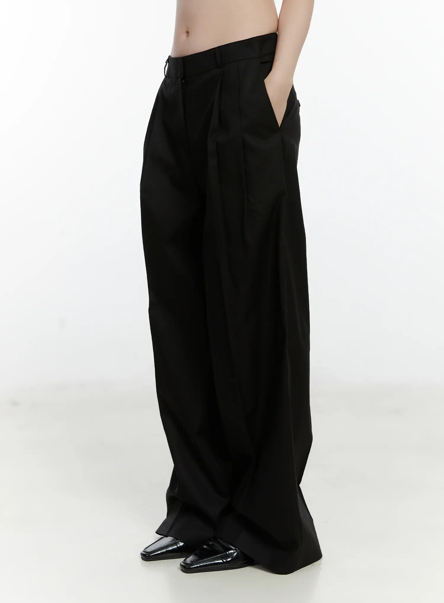 High-Waist Wide Leg Trousers F502 - Image 4