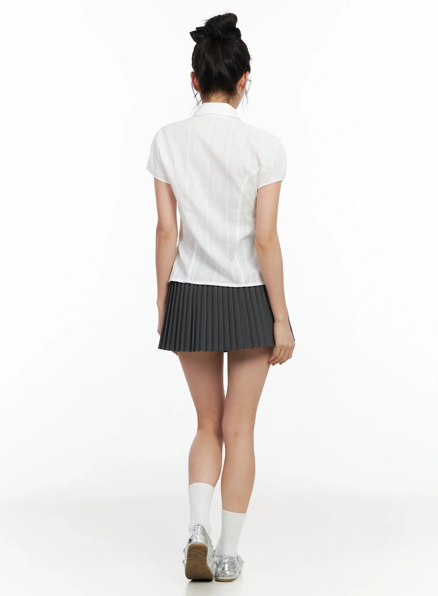 High-Waisted Pleated Tennis Skirt IM524 - Image 9
