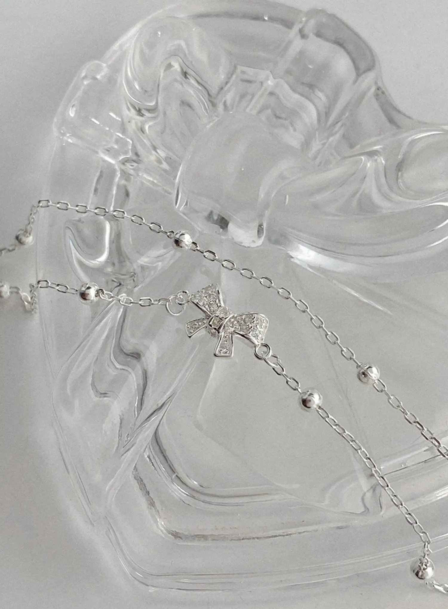 Highsmith Ribbon Accent Chain Bracelet IU506