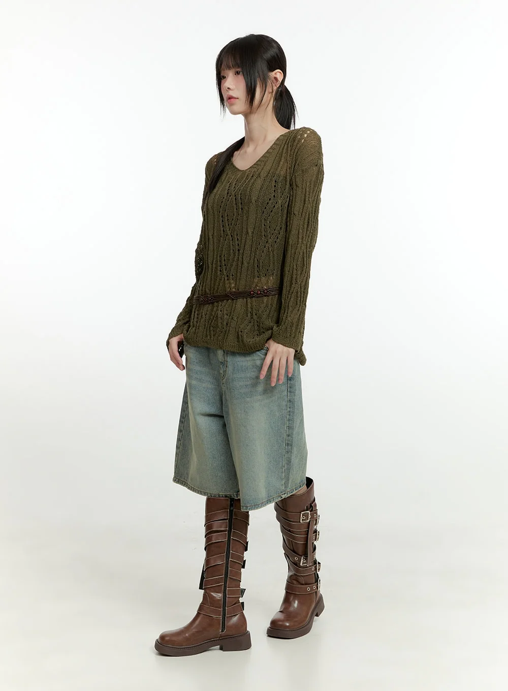 Hollow Out Knit Sweater CG401 - Image 14