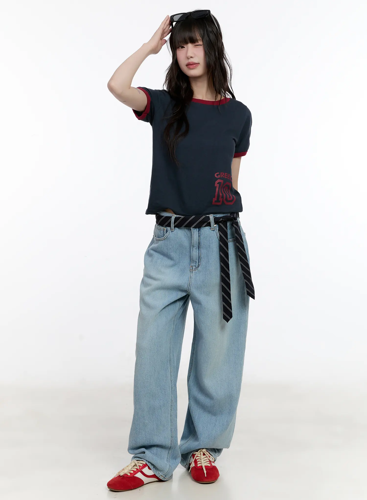 Iroha Lightweight Relaxed Jeans CL507 - Image 2