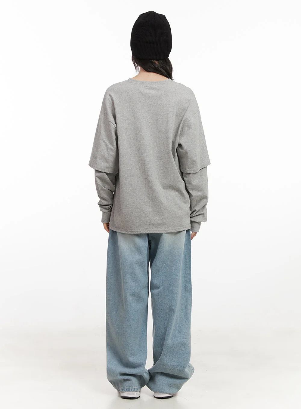 Isabelle Washed Wide-Leg Jeans CJ528 - Image 6