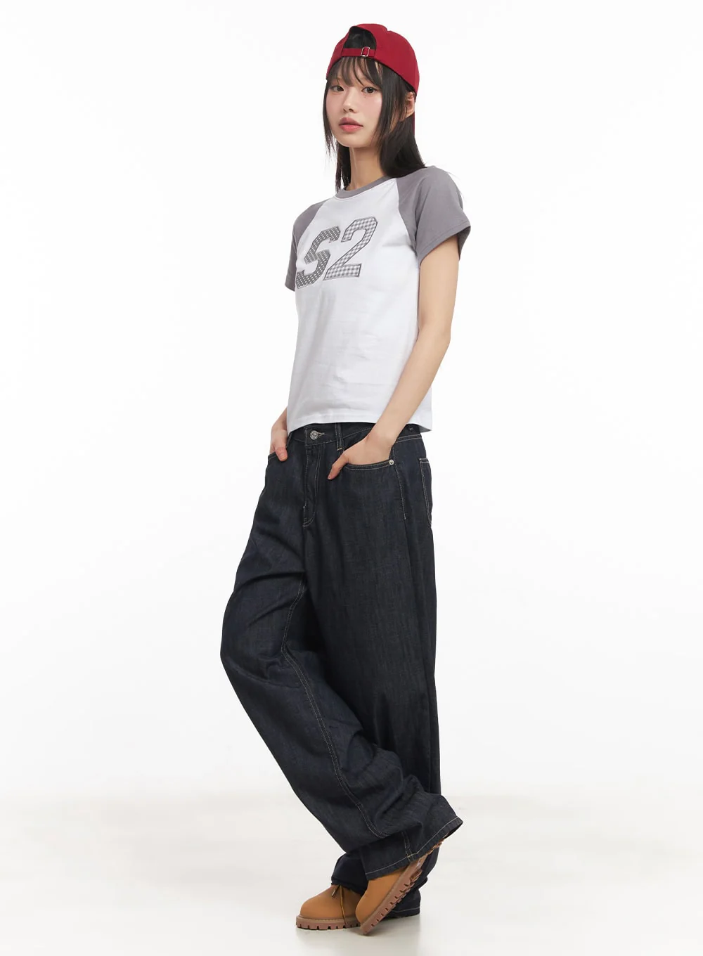 Ivara Wide-Leg Jeans CA522 - Image 9