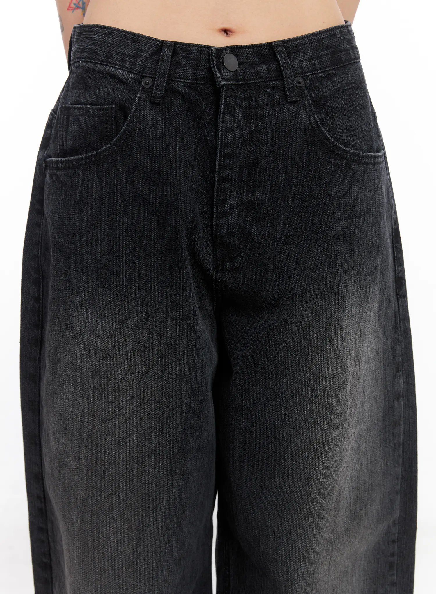 Ivey Washed Baggy Jeans CC1809 - Image 3