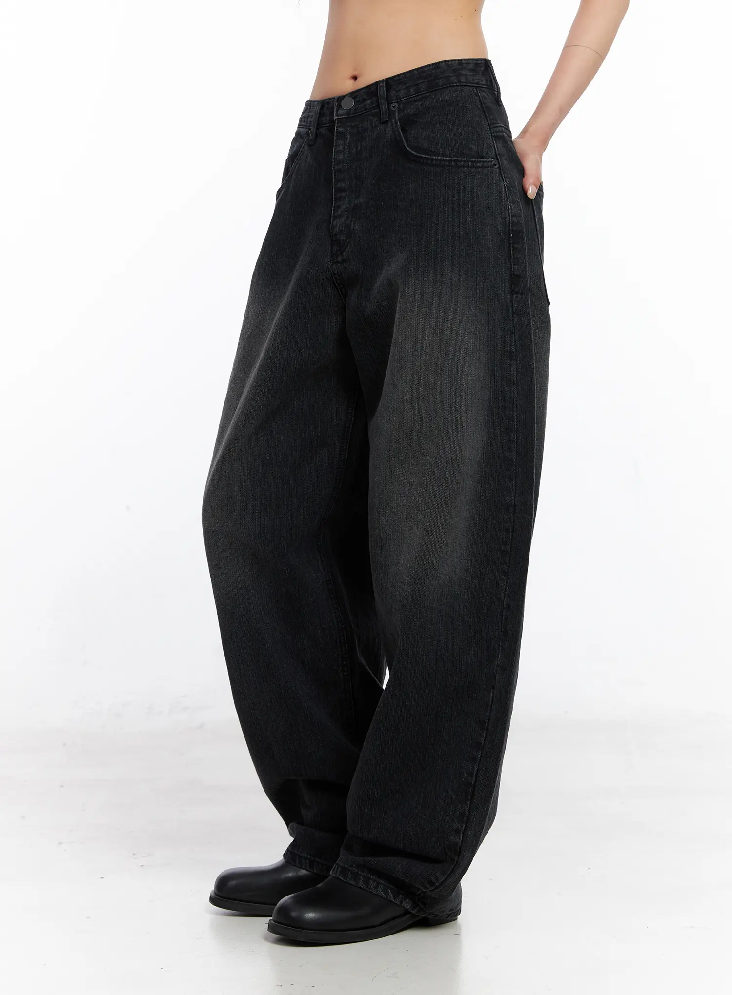 Ivey Washed Baggy Jeans CC1809 - Image 4