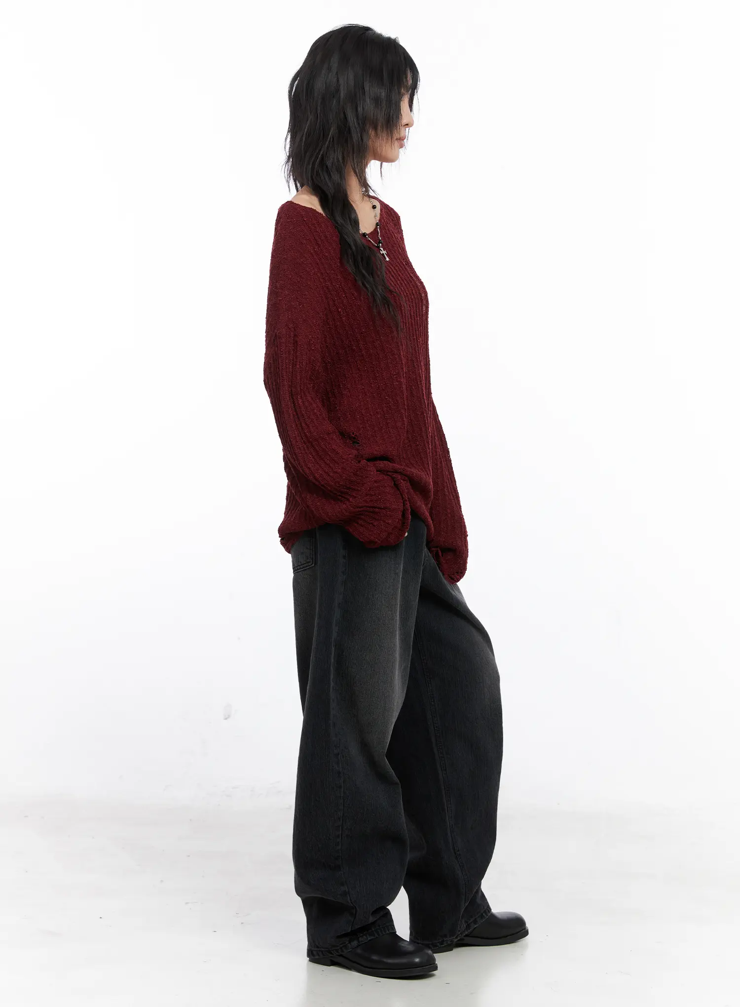 Ivey Washed Baggy Jeans CC1809 - Image 5
