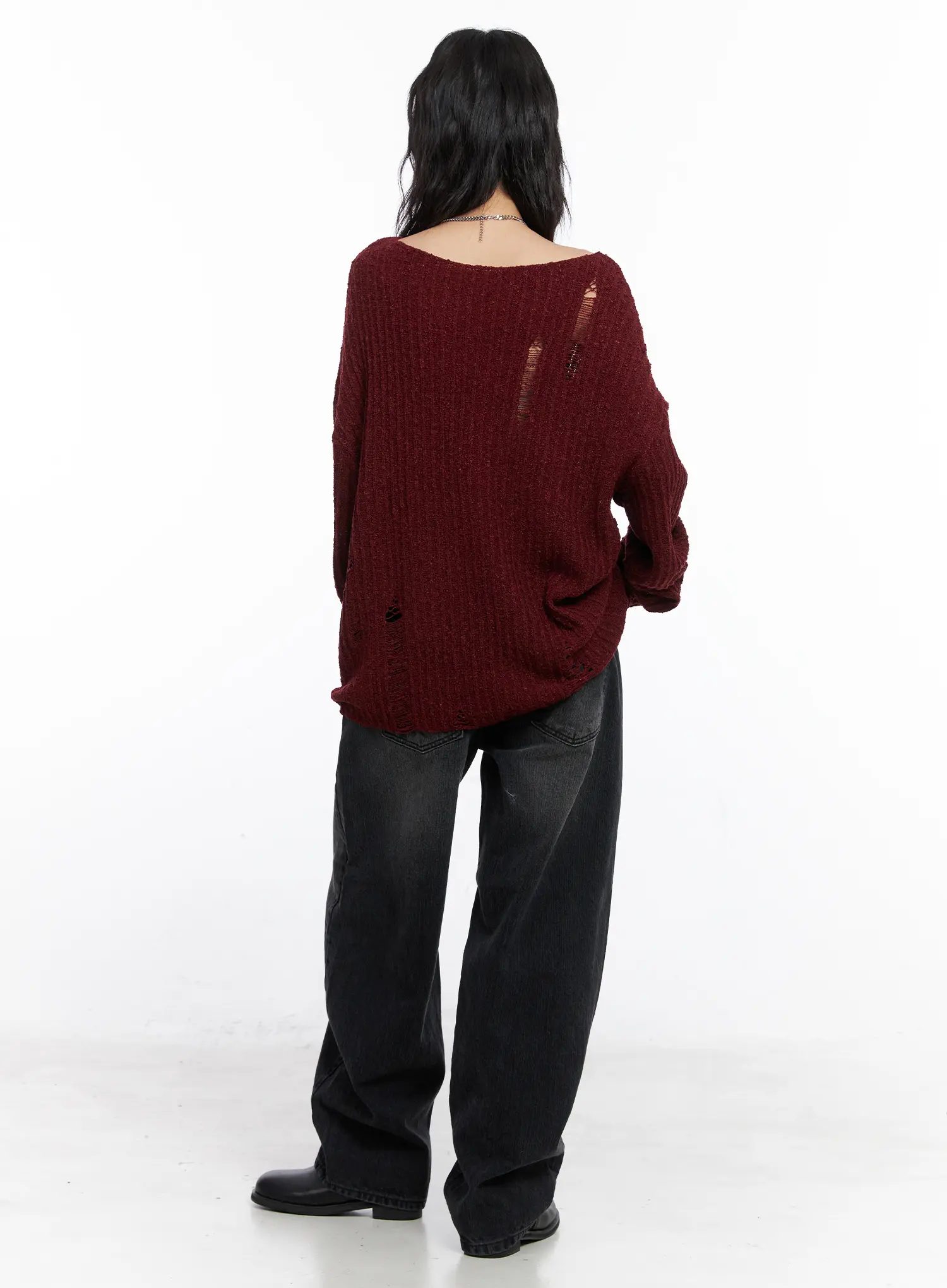 Ivey Washed Baggy Jeans CC1809 - Image 7