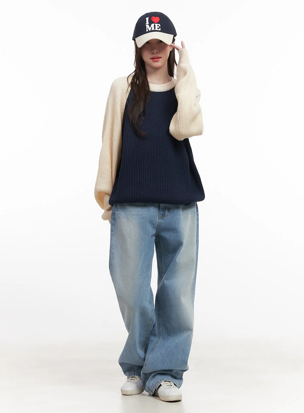 Kelly Washed Baggy Jeans CJ514 - Image 2