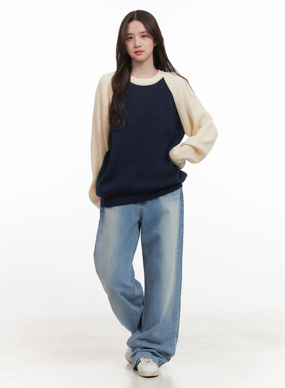 Kelly Washed Baggy Jeans CJ514 - Image 3