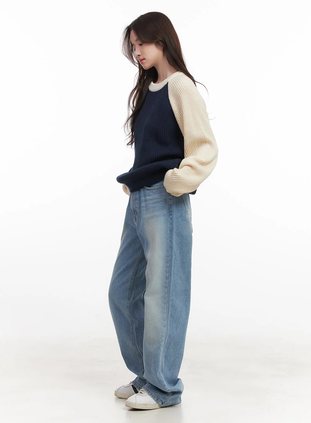 Kelly Washed Baggy Jeans CJ514 - Image 4