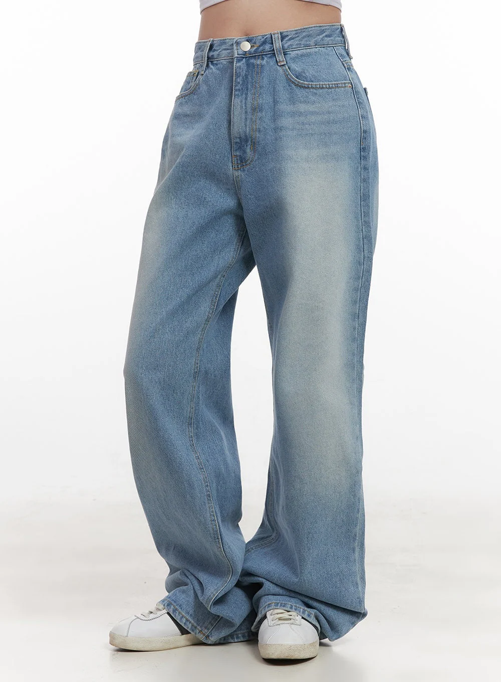 Kelly Washed Baggy Jeans CJ514 - Image 5