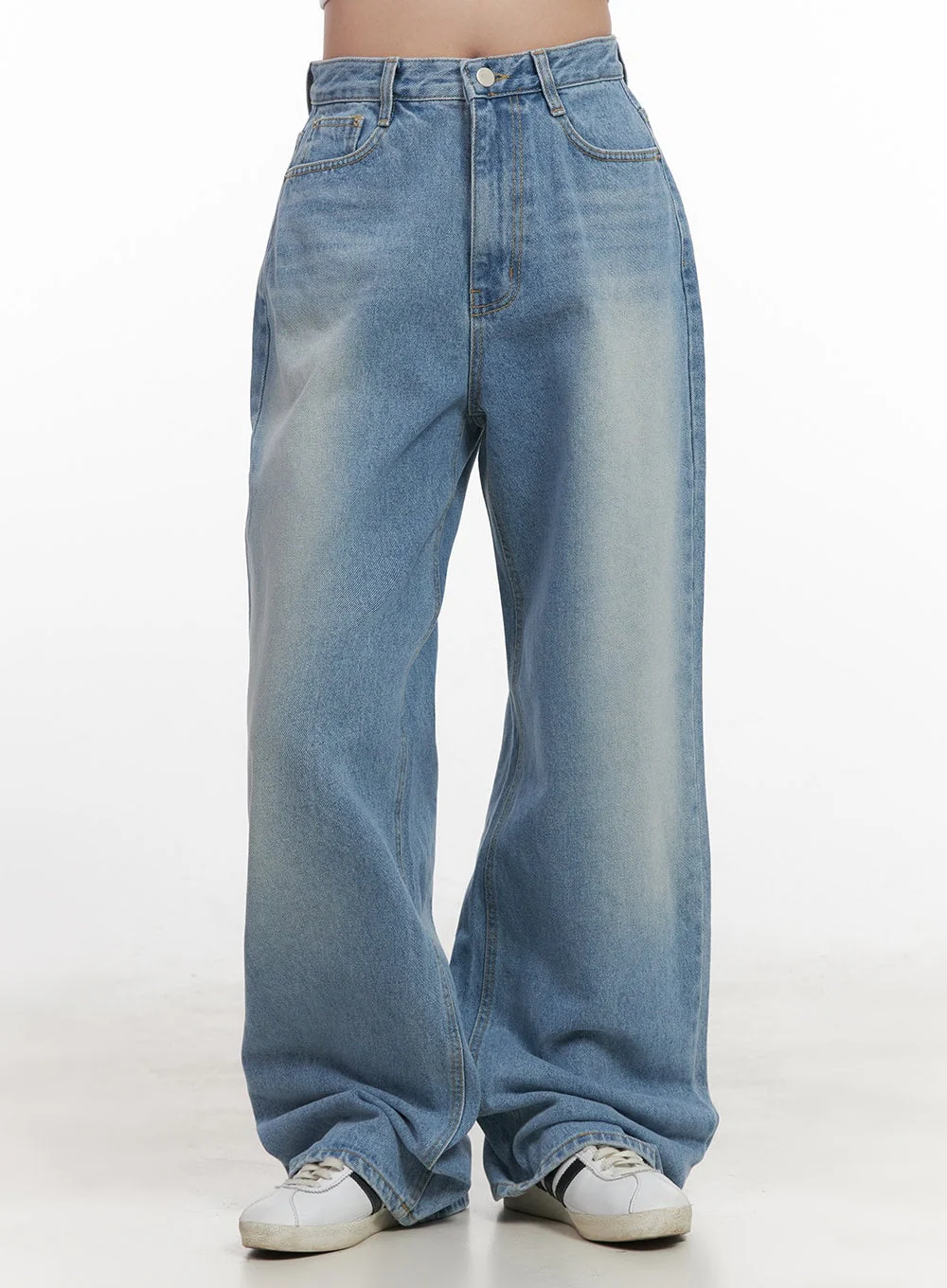 Kelly Washed Baggy Jeans CJ514 - Image 8