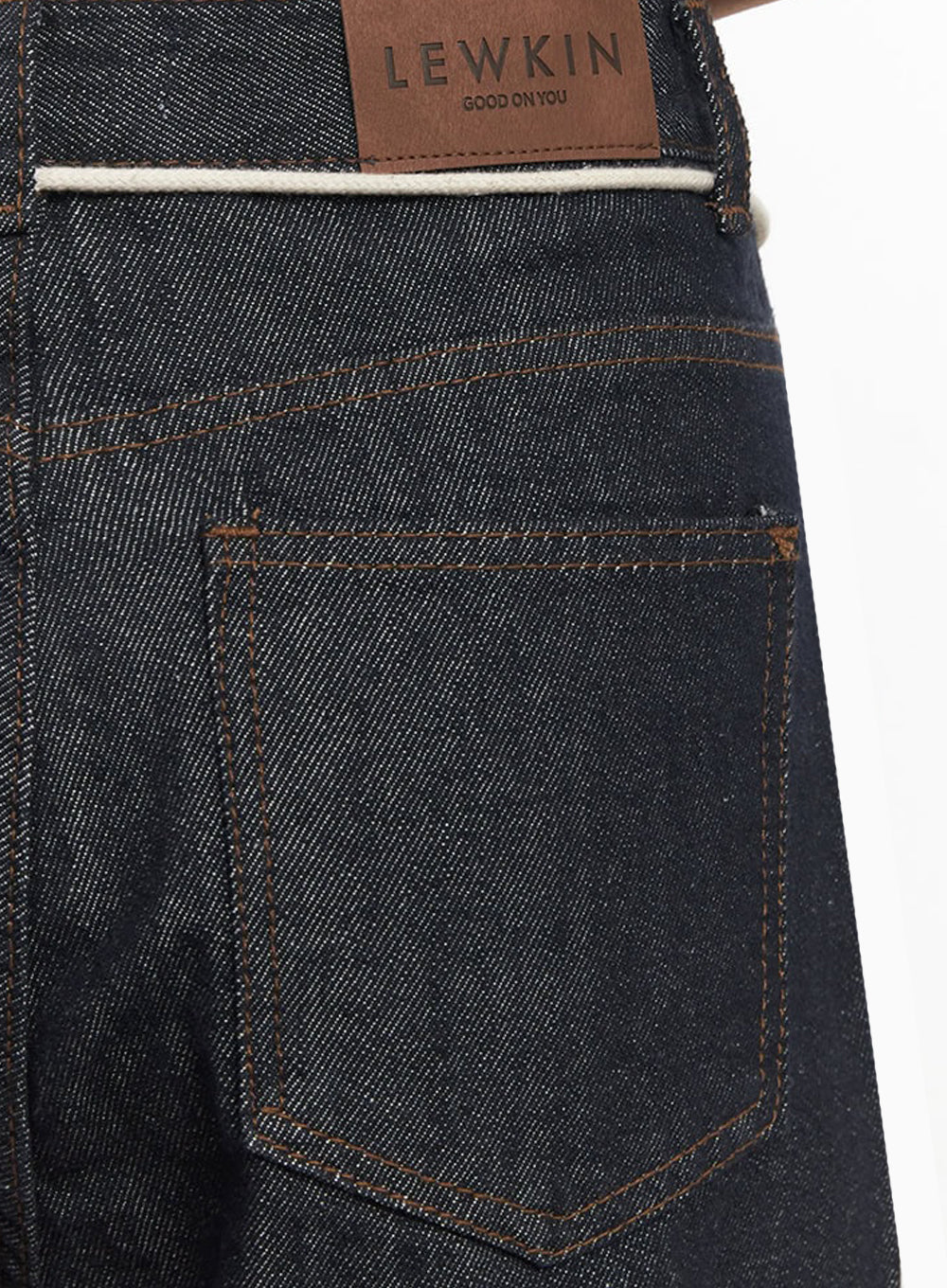 Kirsten String Wide-Leg Summer Denim Jeans IM528 - Image 14
