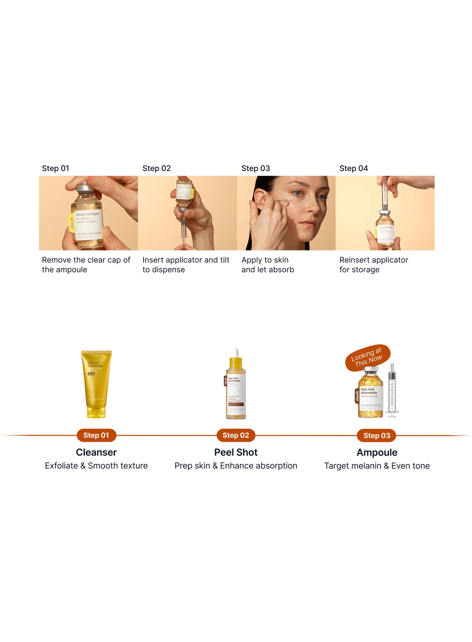 Kojic Acid Niacinamide Brightning Ampoule (40ml) - Image 10