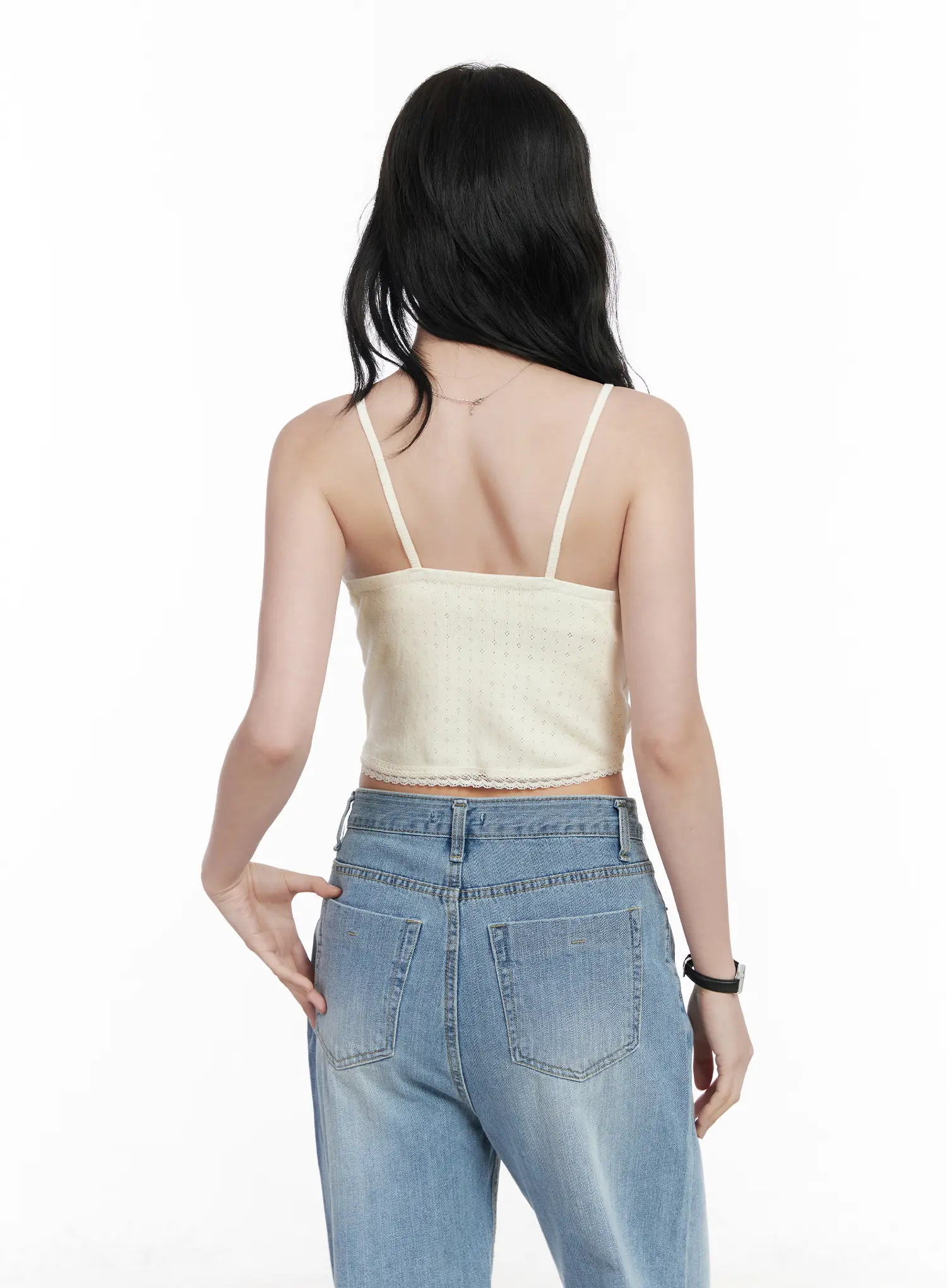 Lace Trim Cami CA510 - Image 8