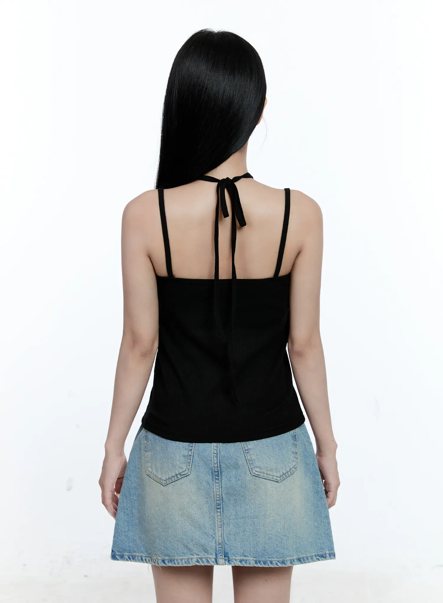 Lace-Trim Halter Tank CG512 - Image 7
