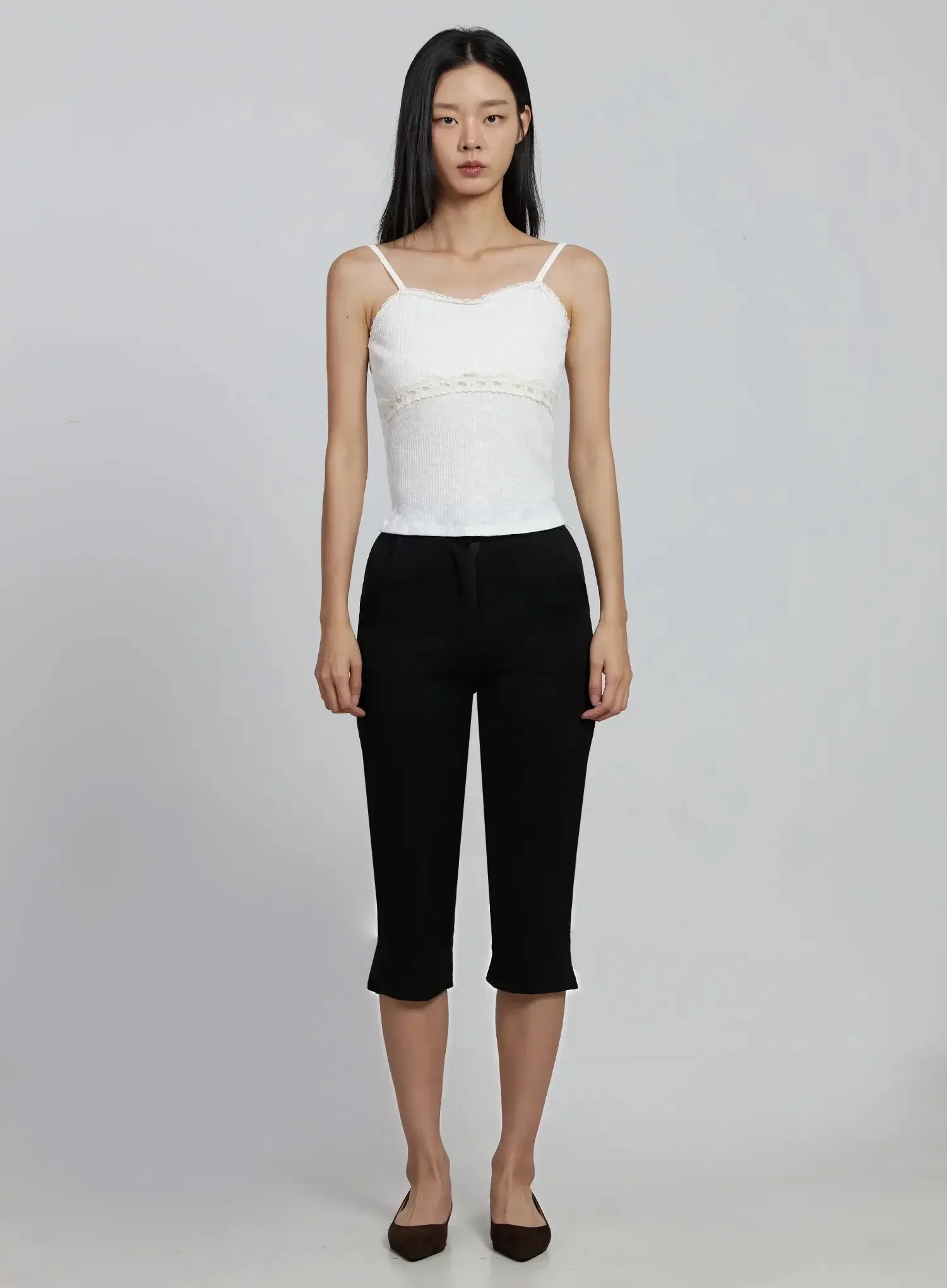 Lace Trim Sleeveless Camisole IM520 - Image 7