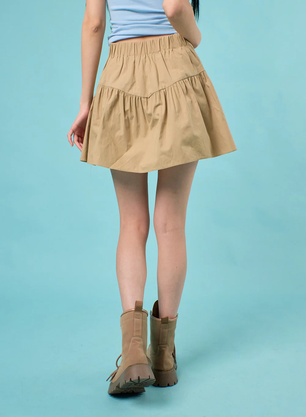 Lace-Up Mini Skirt IJ430 - Image 6
