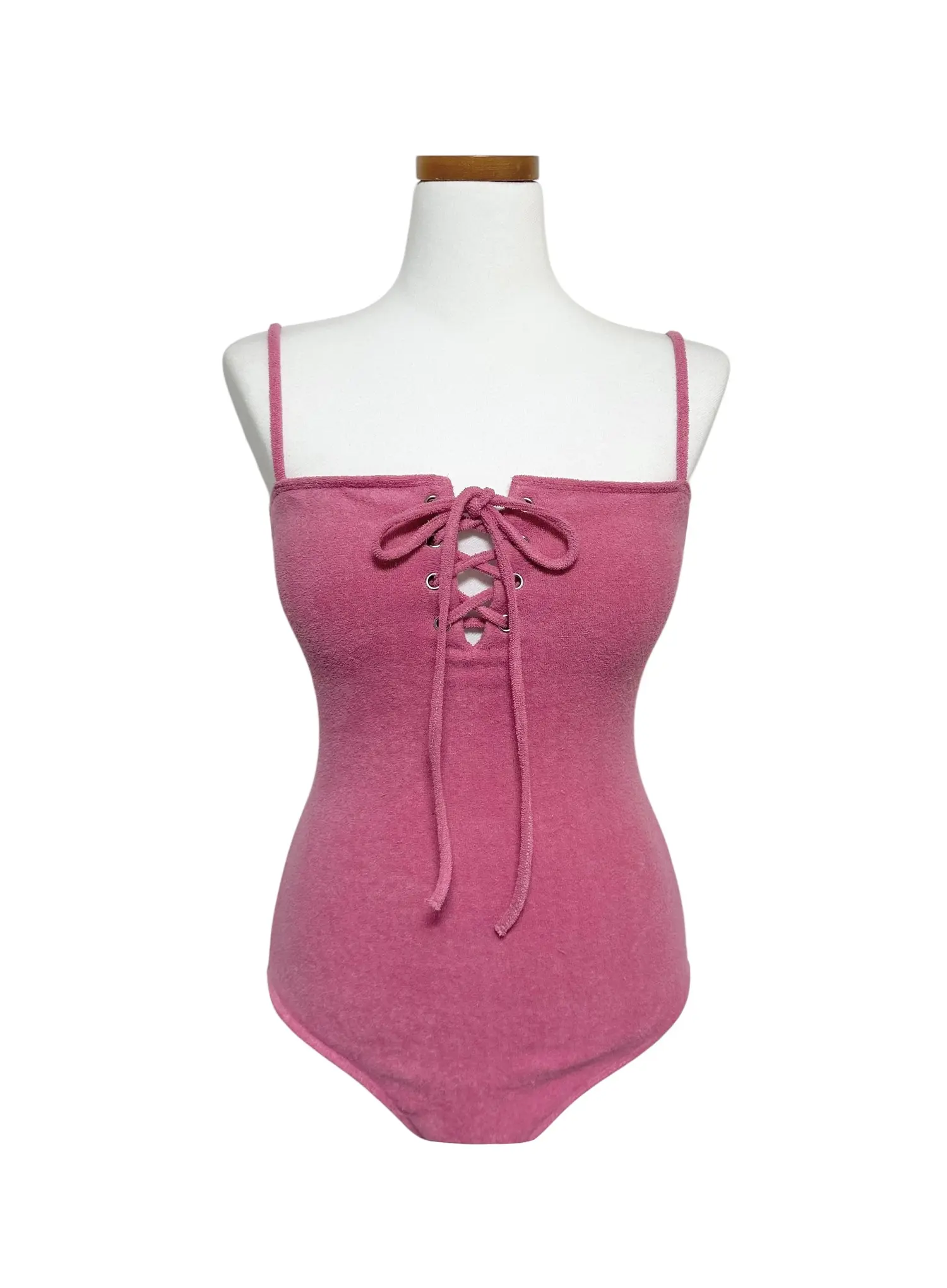 Lace-Up One Piece Swimsuit IY514