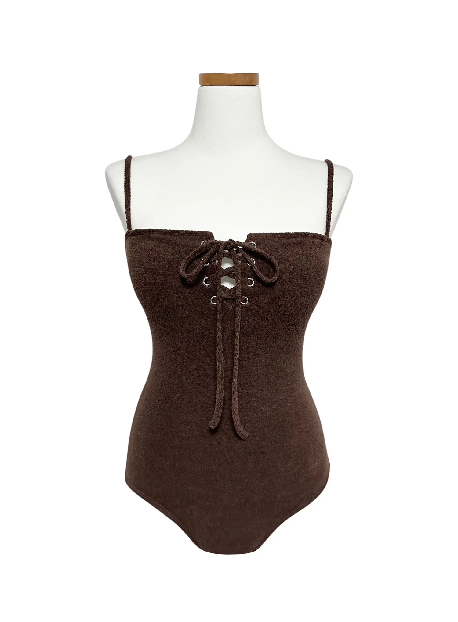 Lace-Up One Piece Swimsuit IY514 - Image 9