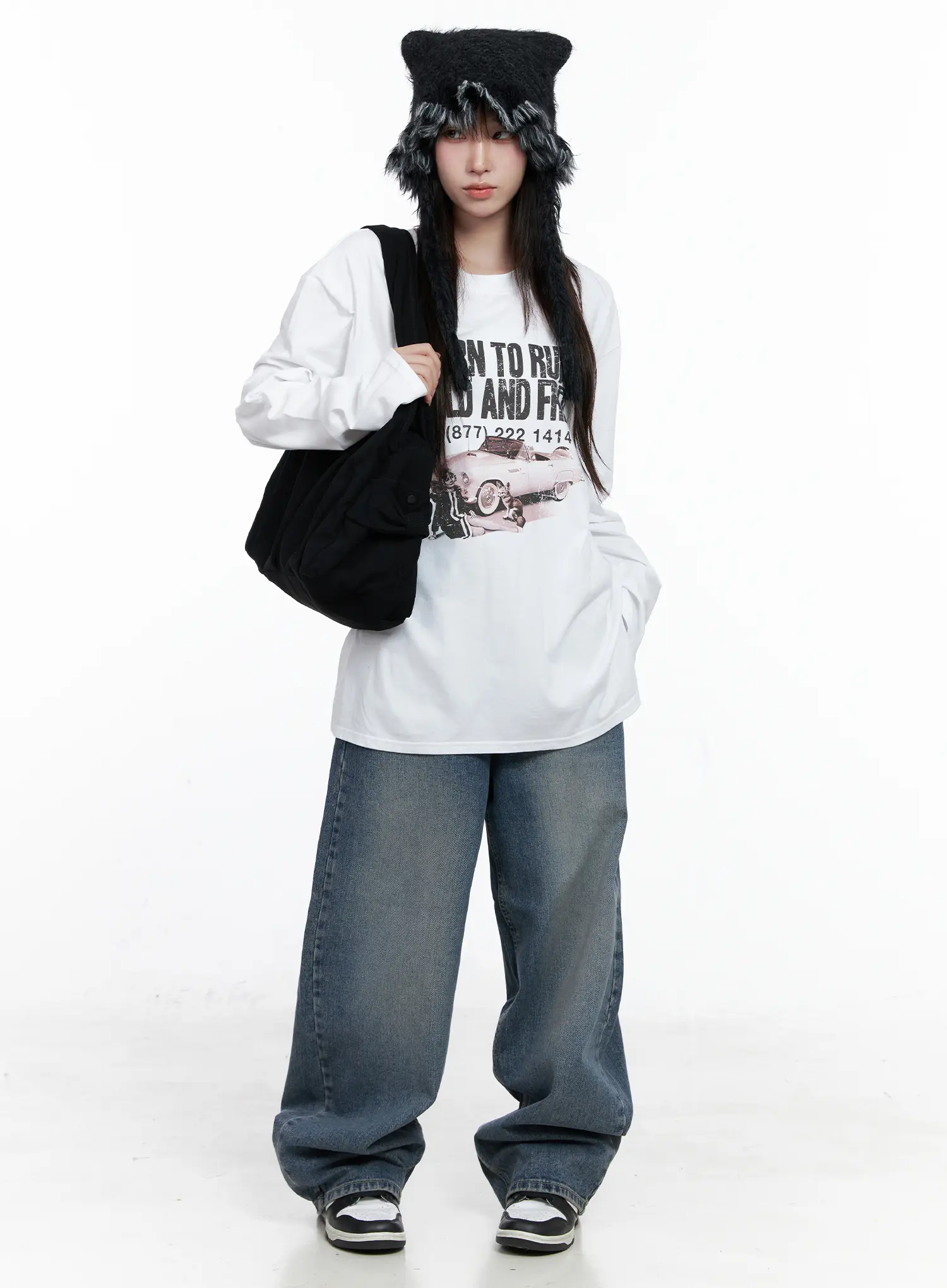 Laney Washed Wide-Leg Jeans CO520 - Image 5