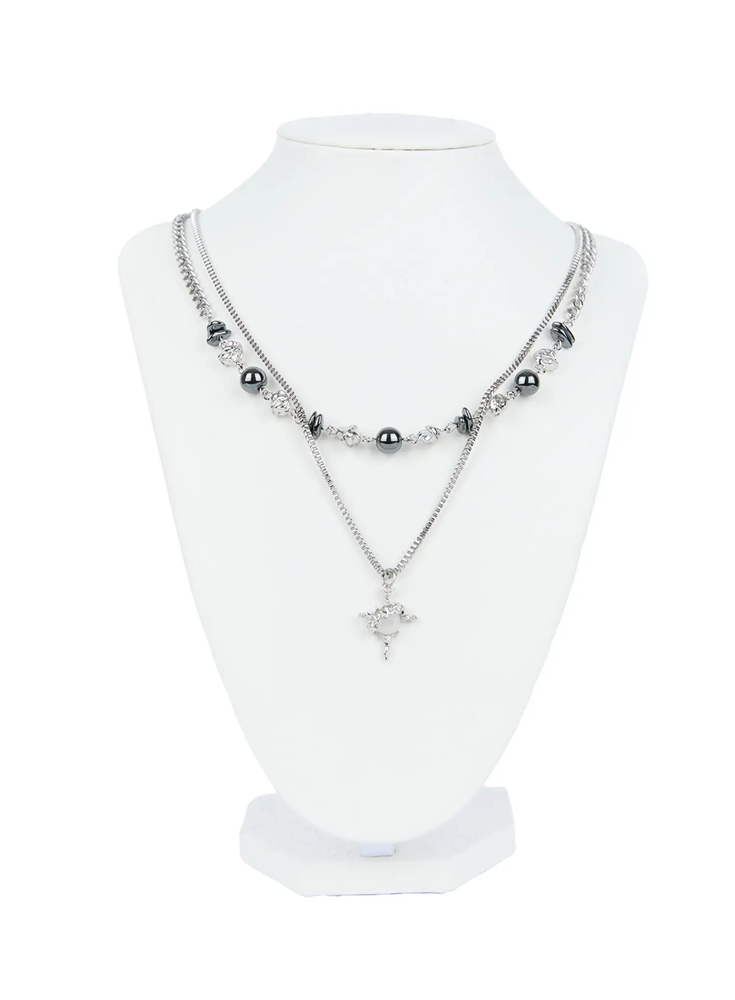 Layered Bead Necklace CG501 - Image 4