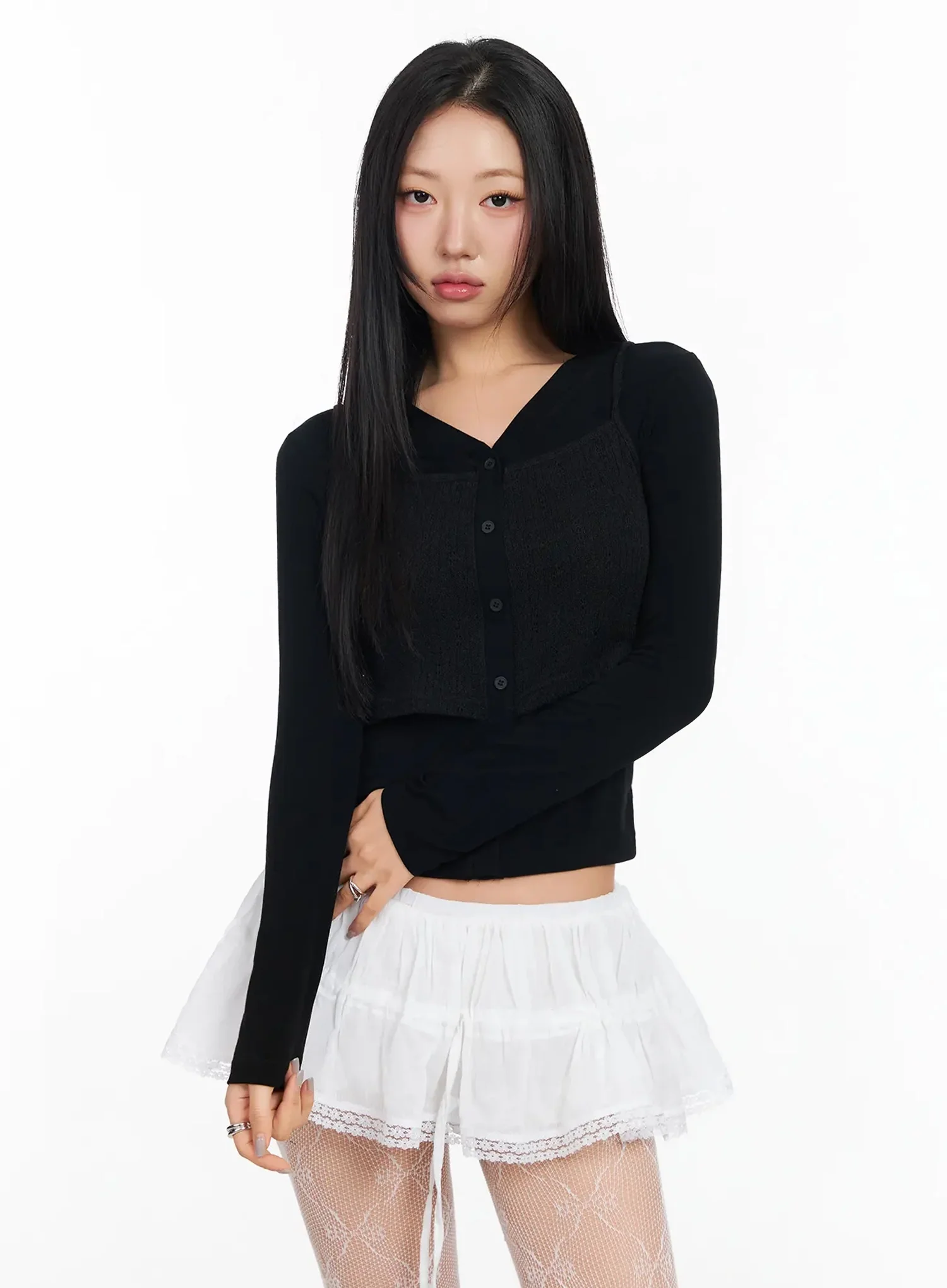 Layered Bustier Top IA507 - Image 2