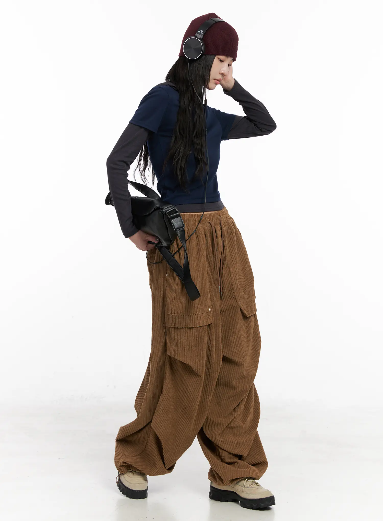Layered Colorblock Hooded Long Sleeve CN512 - Image 8