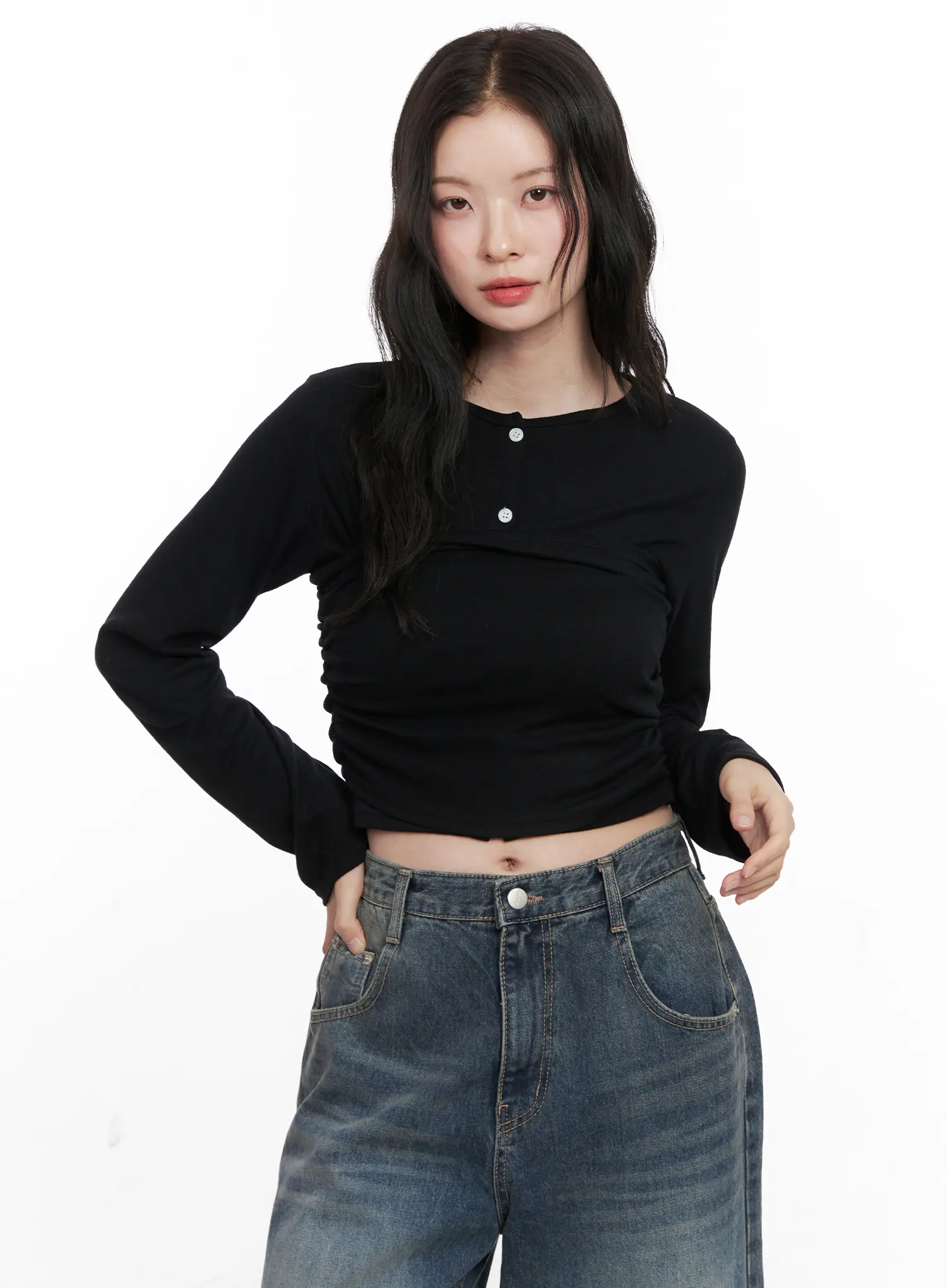 Layered Crop Cardigan Set CN504