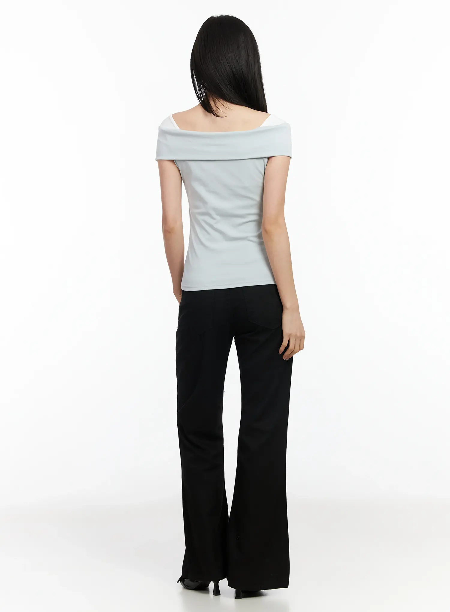 Layered Knot Off-Shoulder Tank IM524 - Image 10