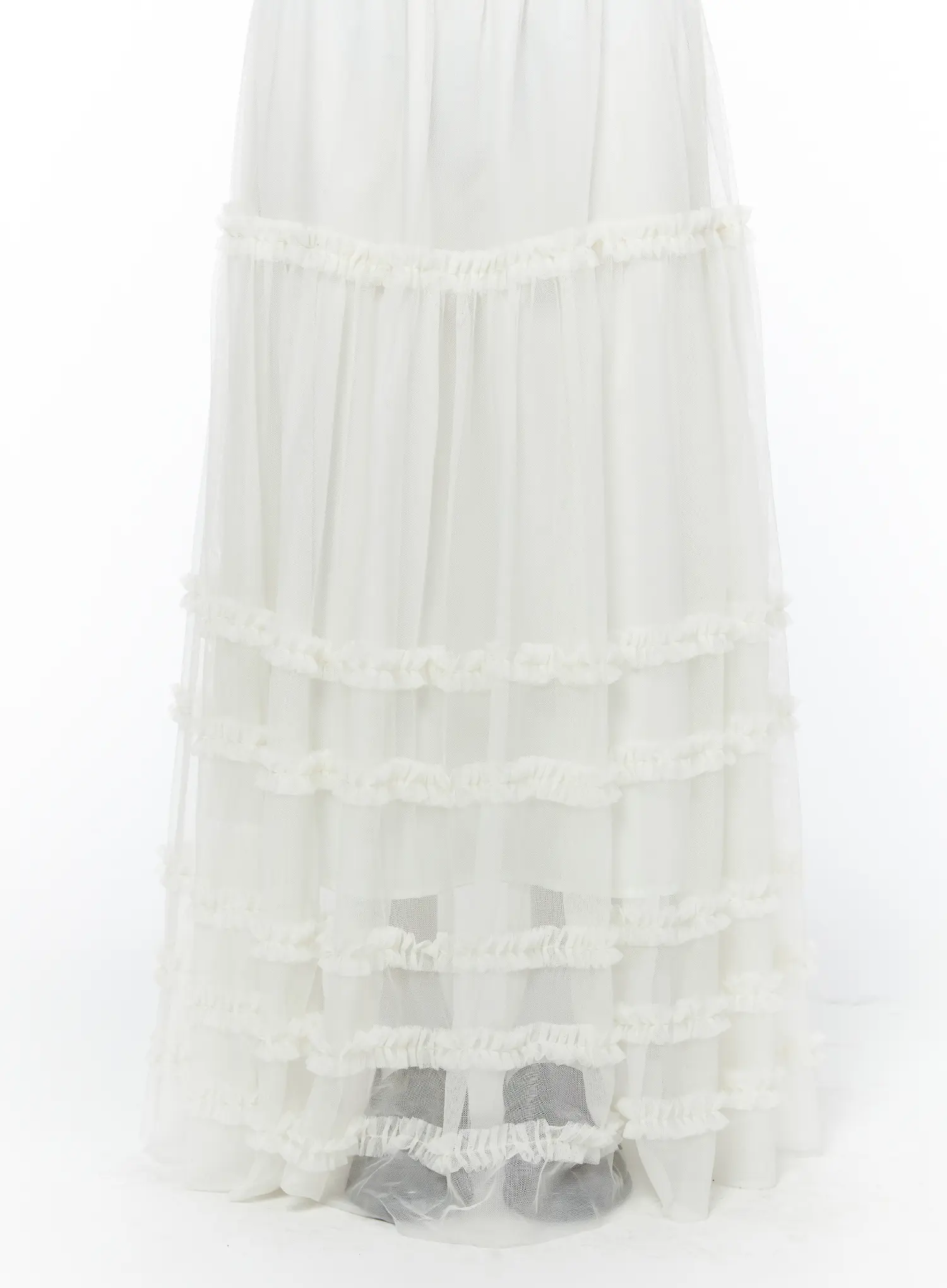 Layered Lace Maxi Skirt CA516 - Image 9