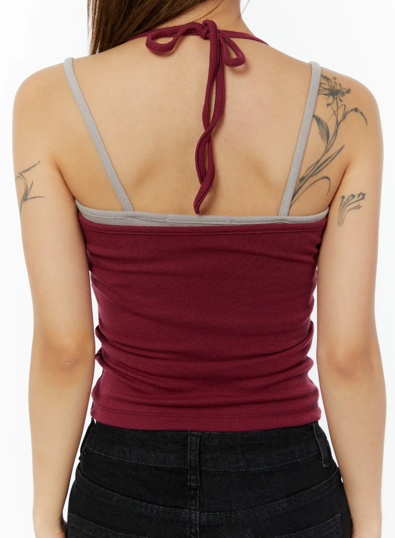 Layered Lace Trim Cami Top CY520 - Image 9