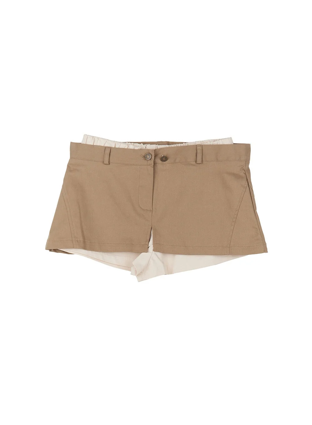 Layered Low-Rise Cotton Shorts CY528 - Image 8