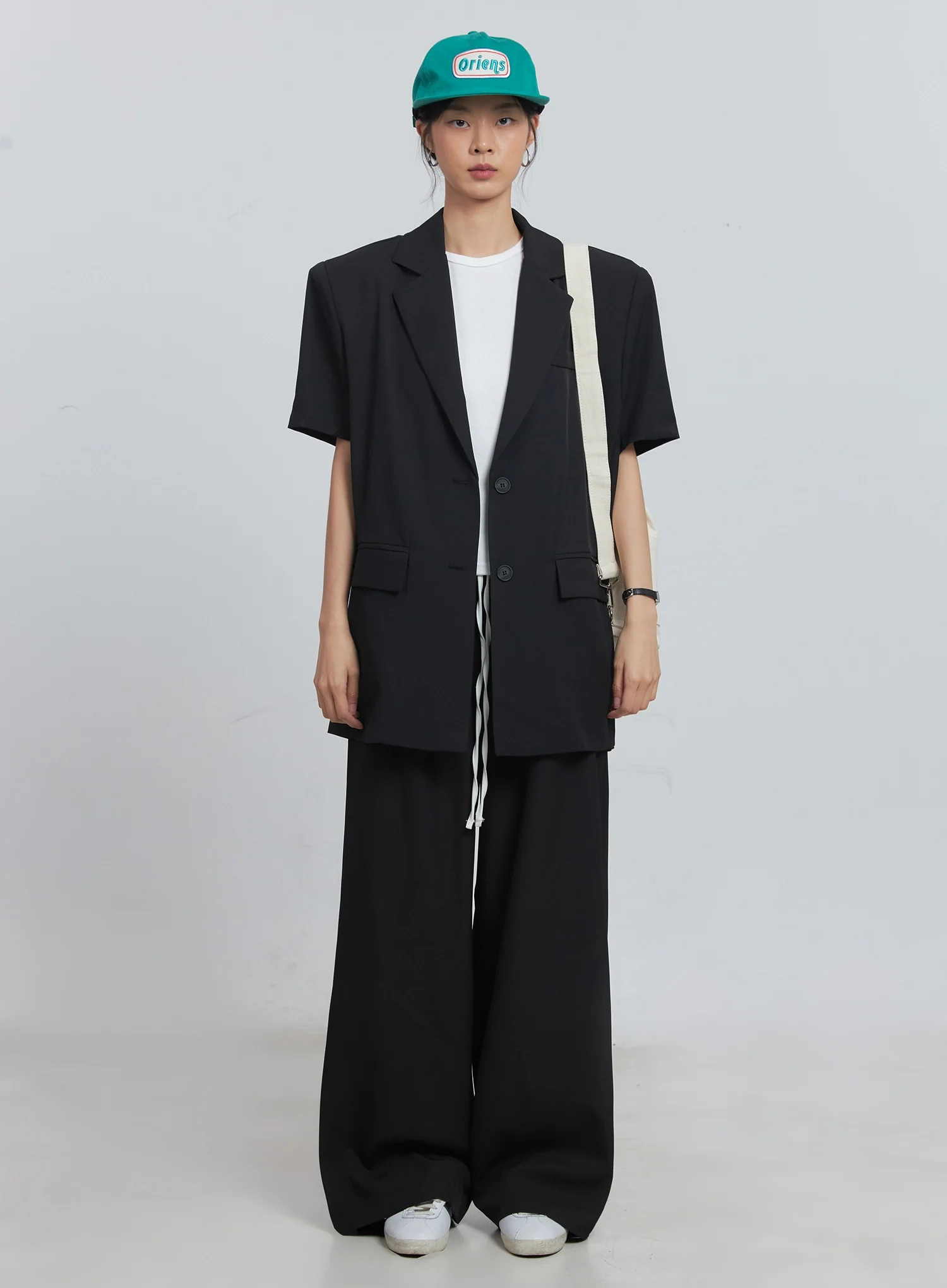 Layered Pintuck Wide-Leg Pants IU512 - Image 26