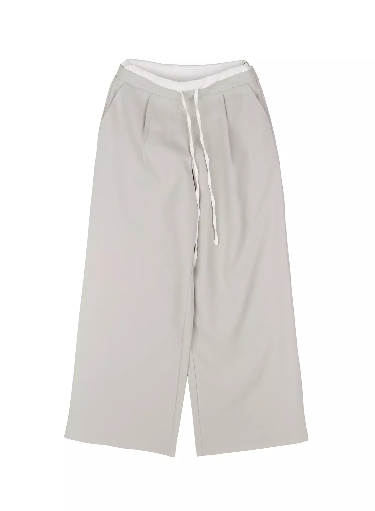 Layered Pintuck Wide-Leg Pants IU512 - Image 28
