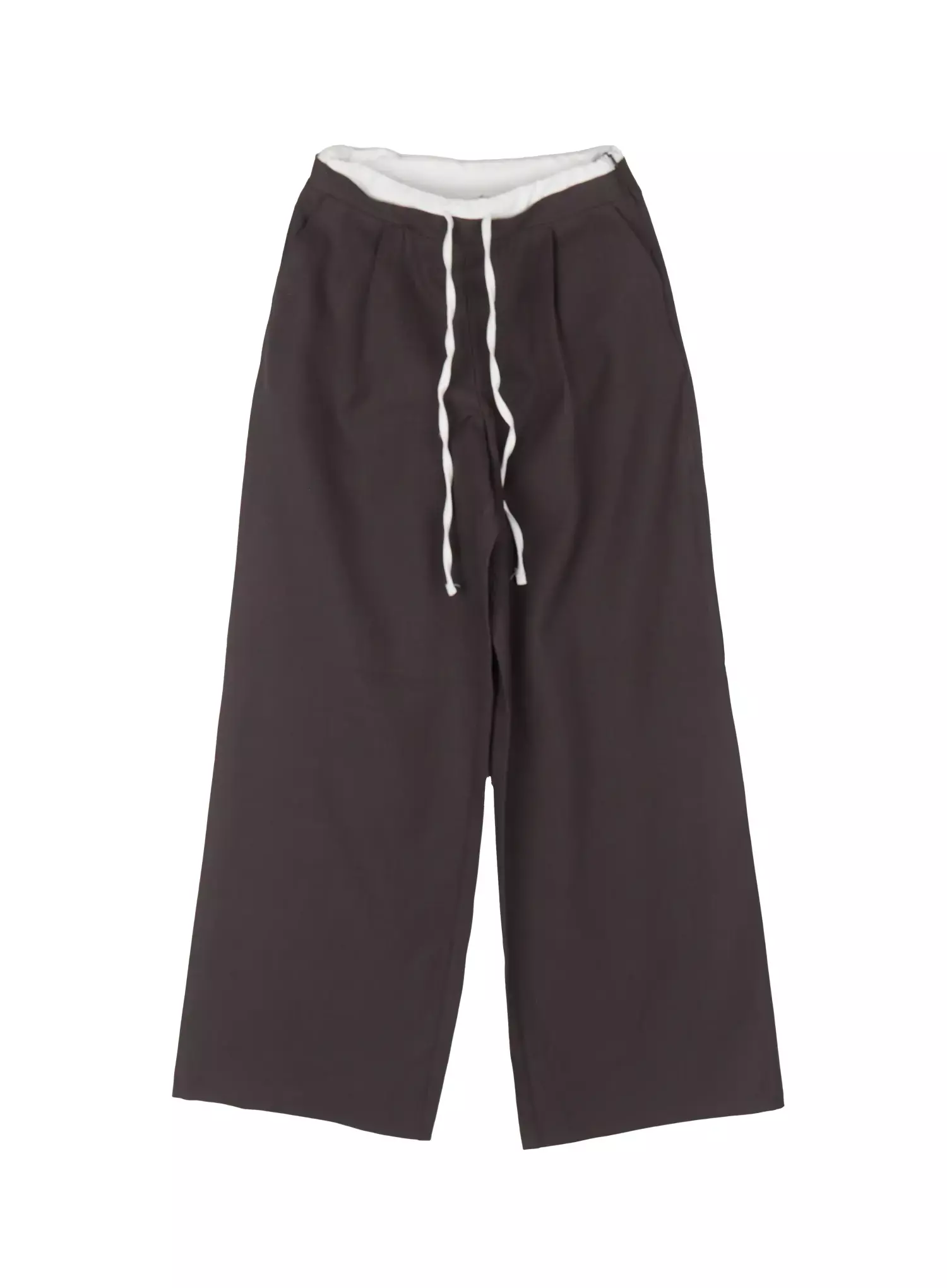 Layered Pintuck Wide-Leg Pants IU512 - Image 29