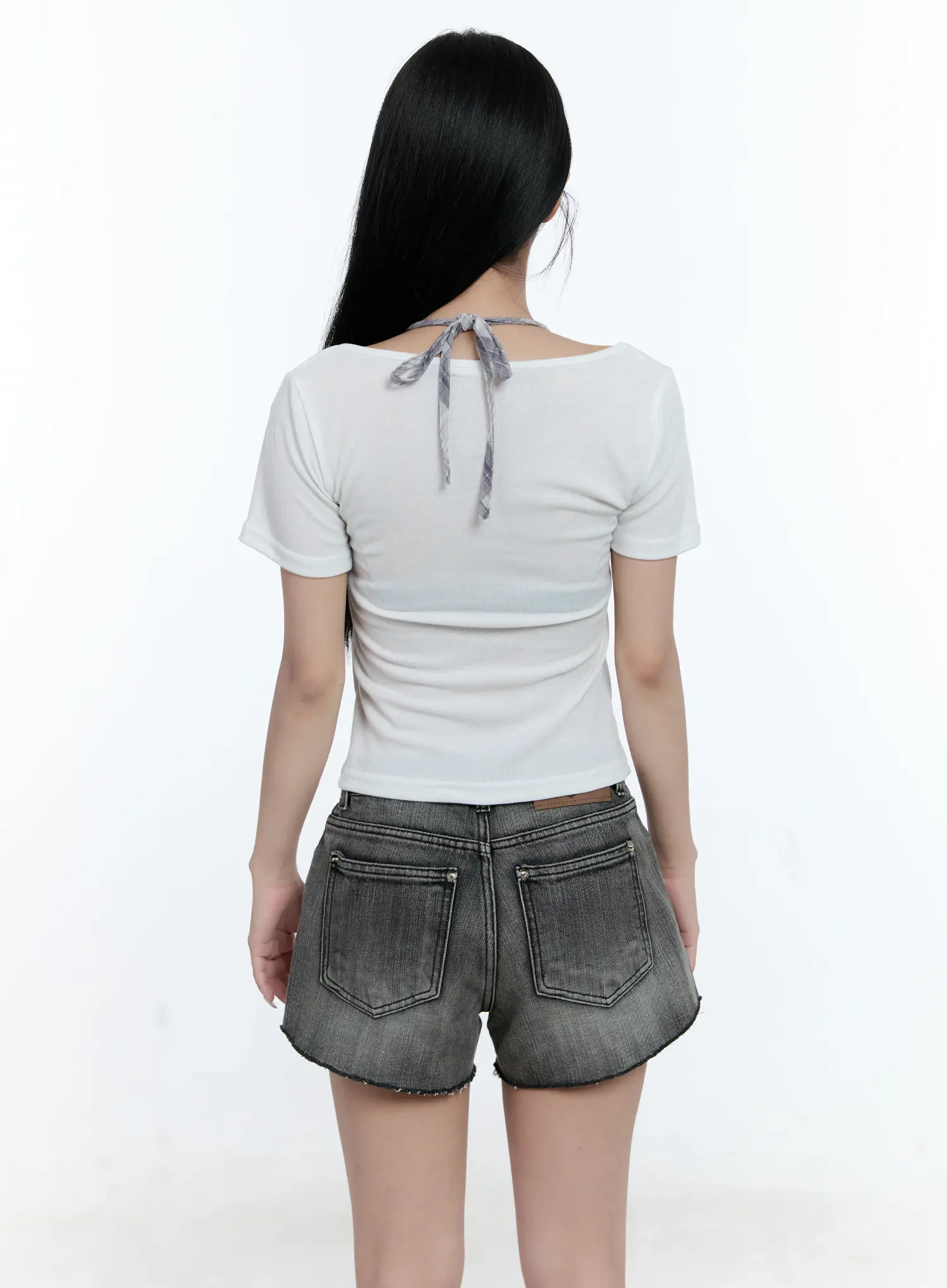 Layered Plaid Halter Top CG501 - Image 8