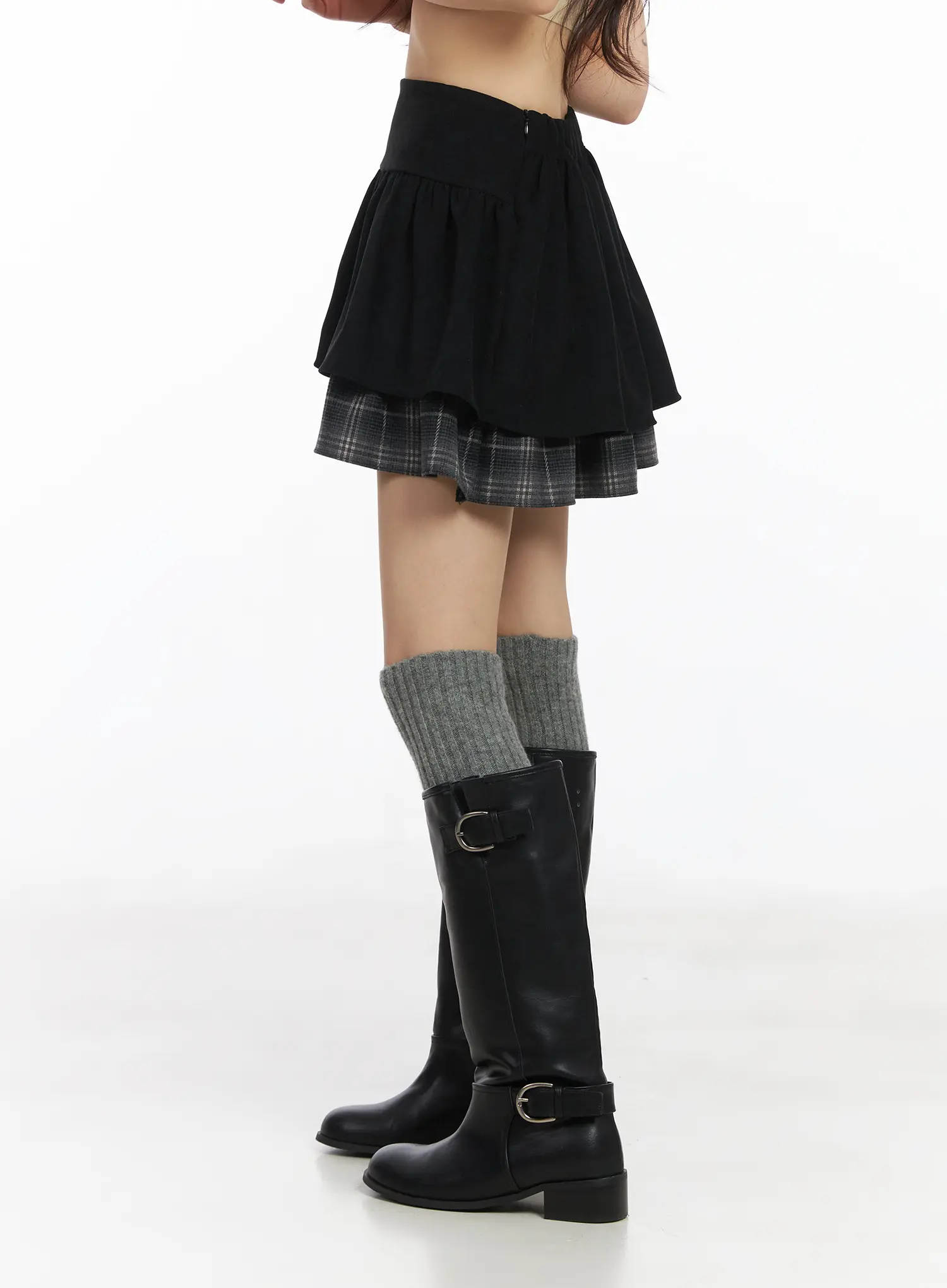 Layered Ruffle Mini Skirt CD531 - Image 4