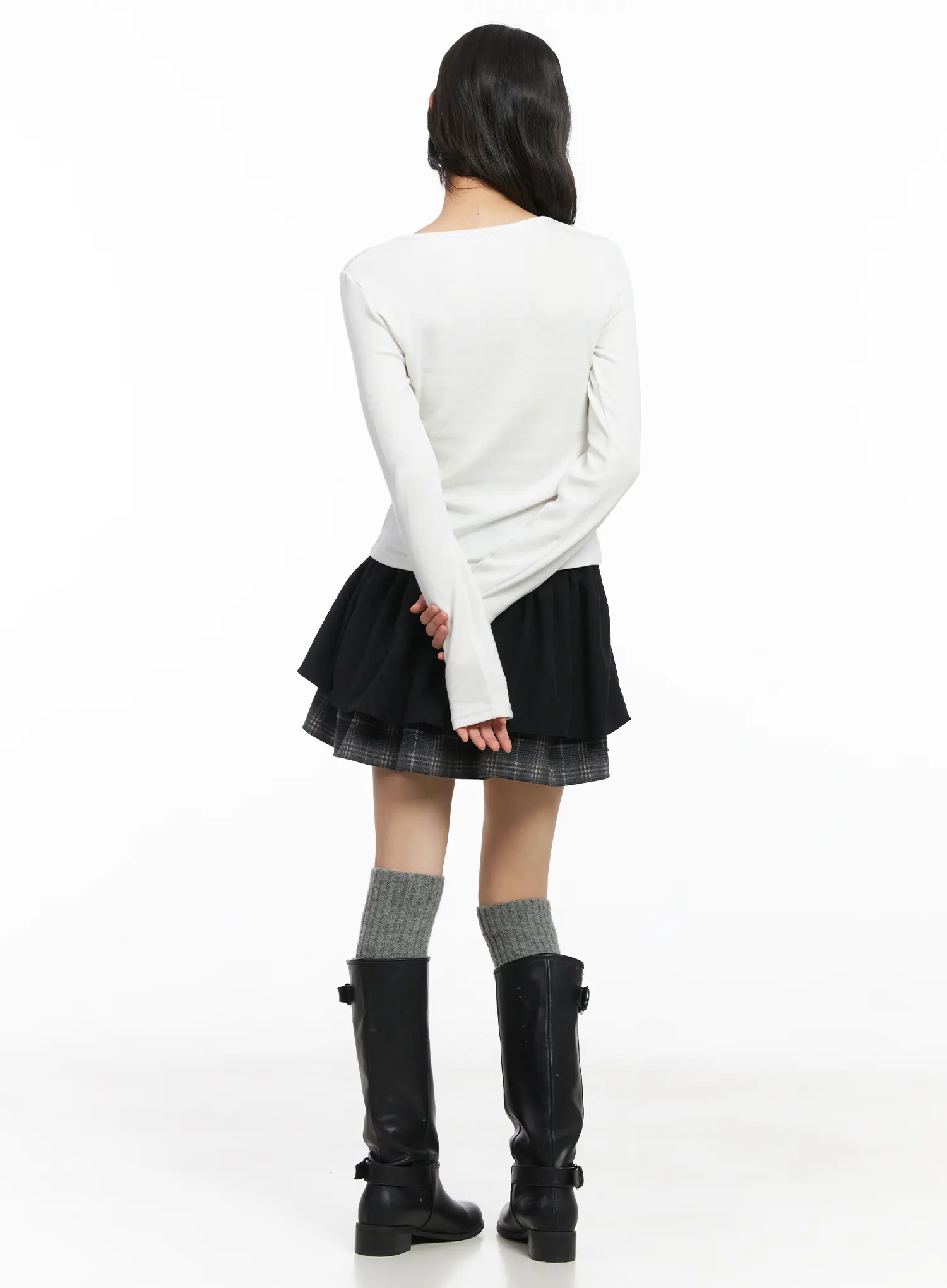 Layered Ruffle Mini Skirt CD531 - Image 8