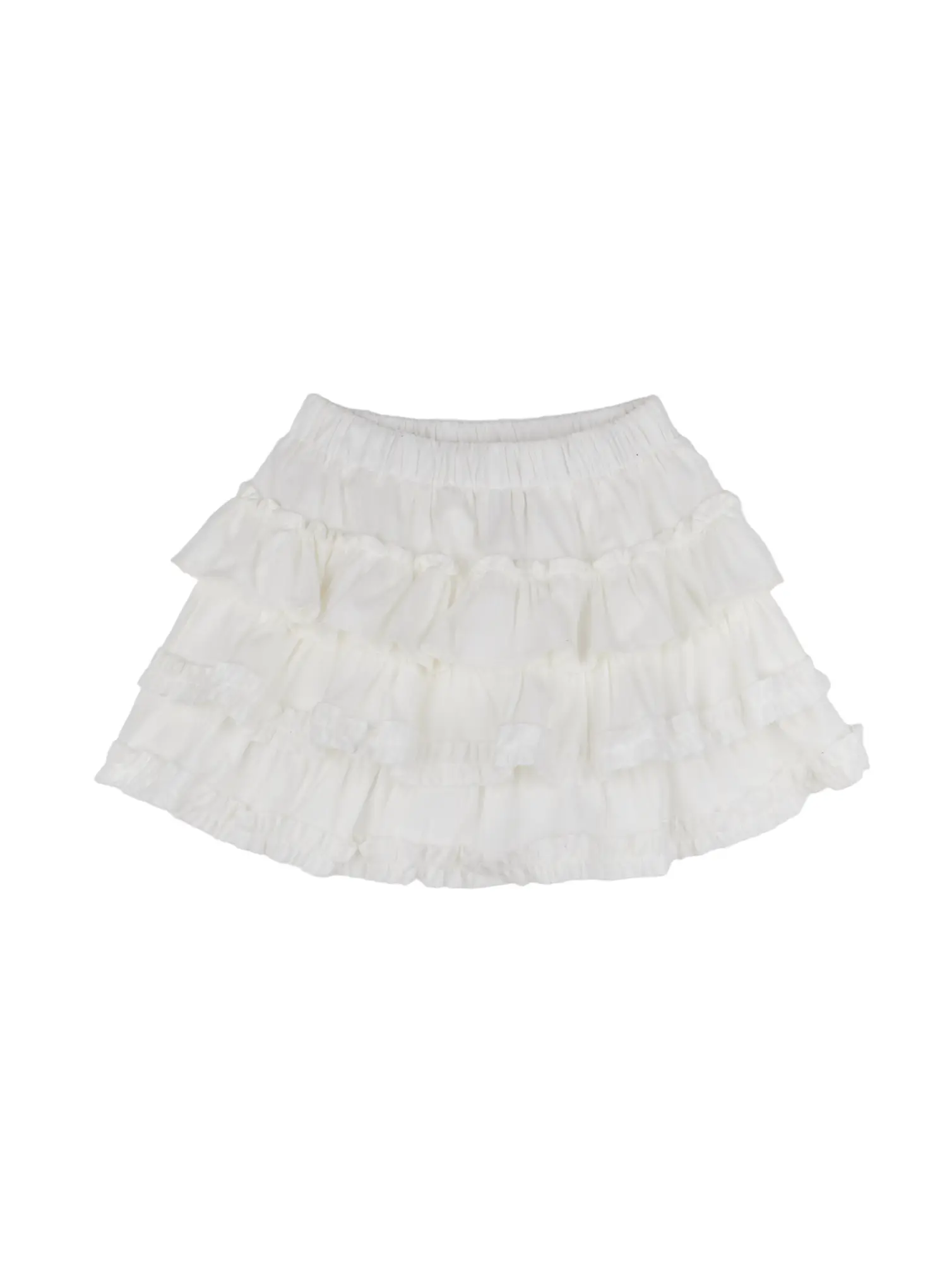 Layered Ruffle Mini Skirt CN528 - Image 12