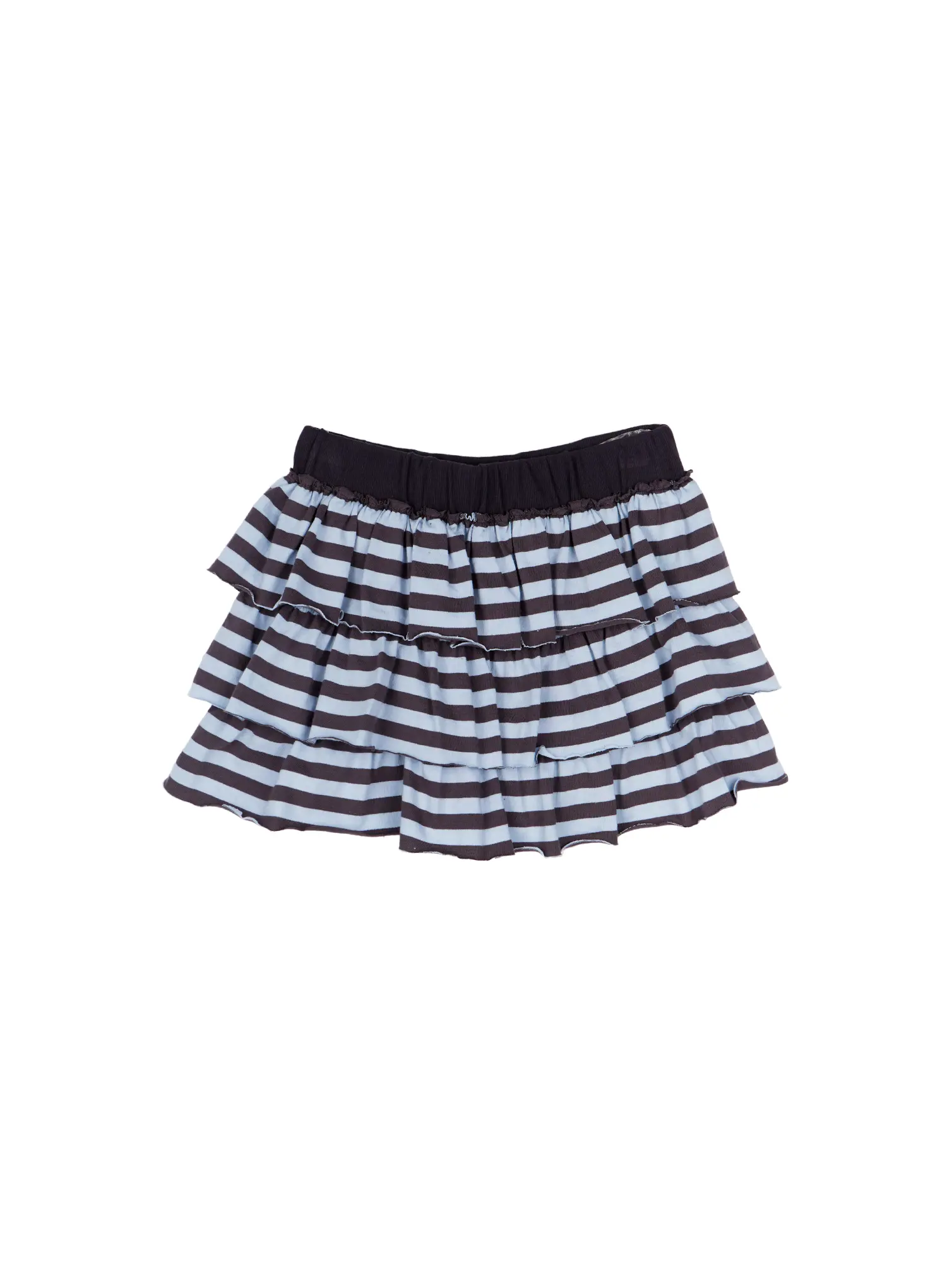 Layered Ruffle Striped Skirt CY506 - Image 11