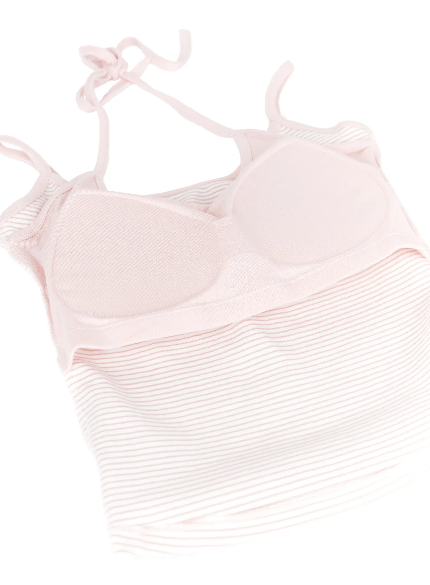 Layered Striped Halter Cami Top CA514 - Image 11