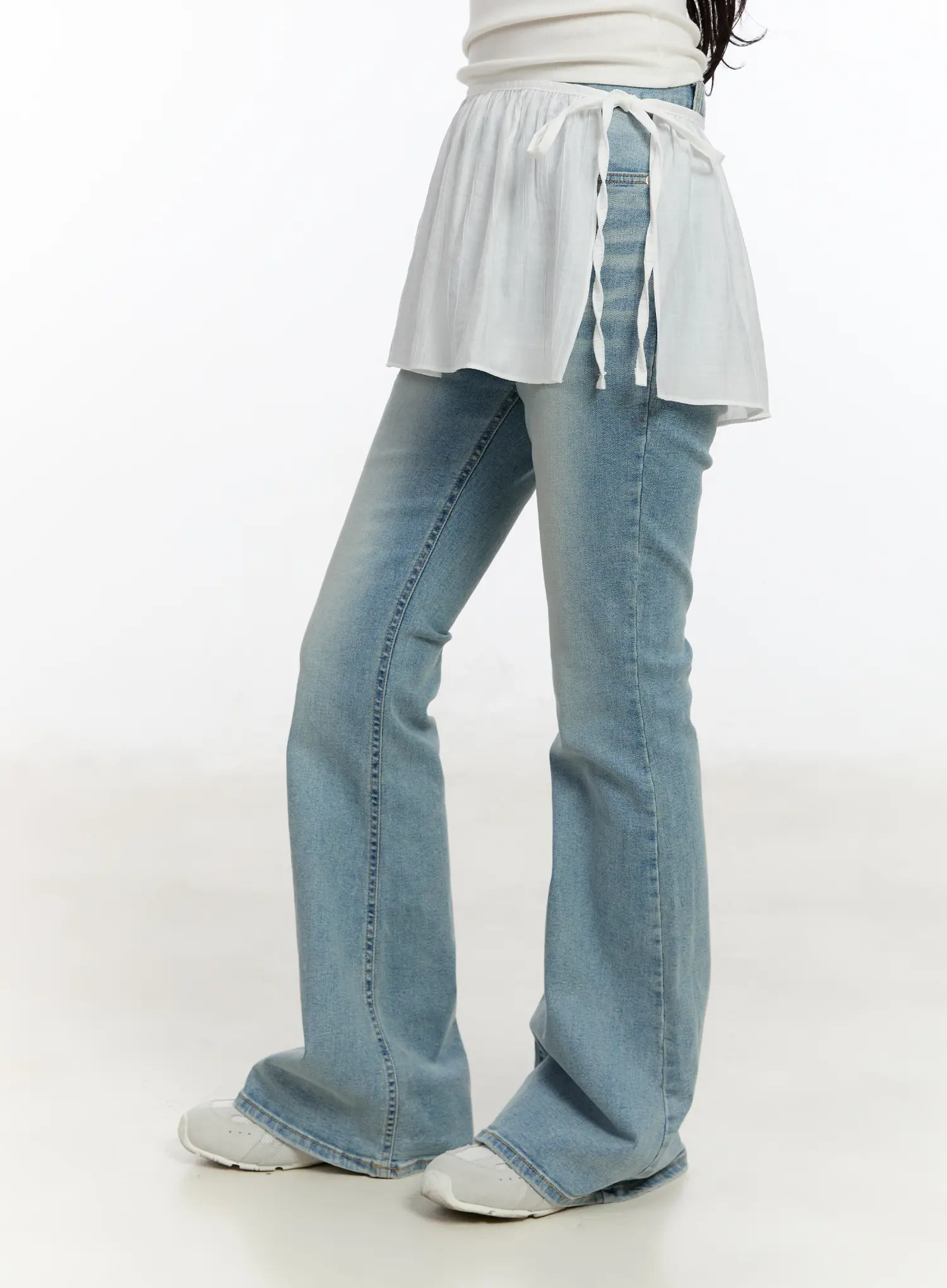 Layered Wrap Mini Skirt CM505 - Image 5