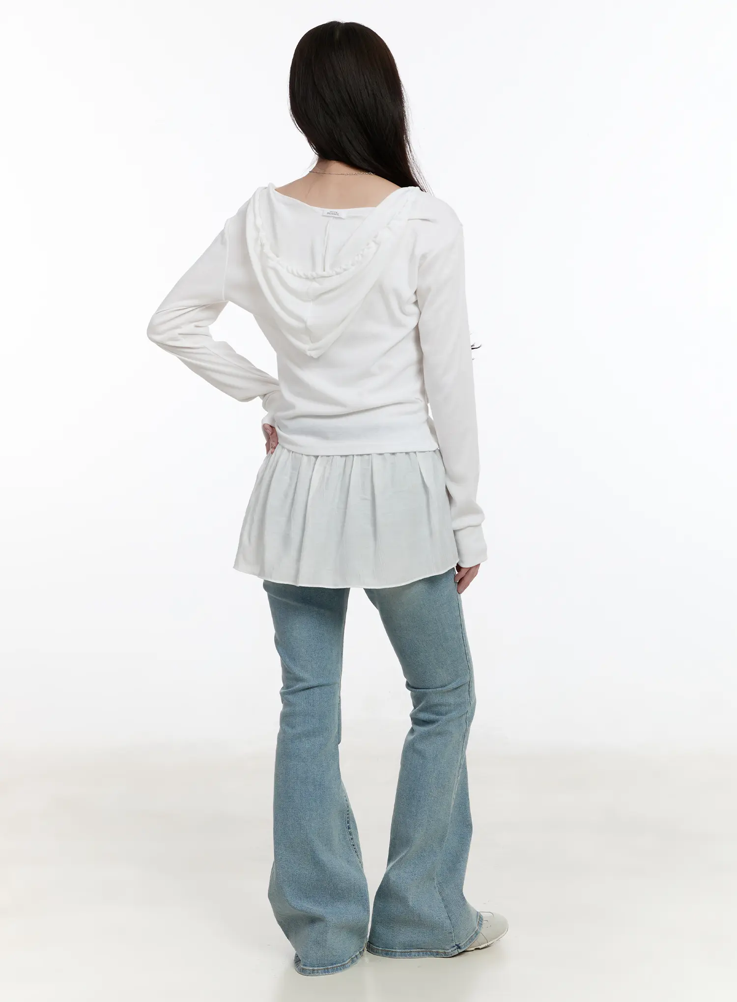 Layered Wrap Mini Skirt CM505 - Image 8