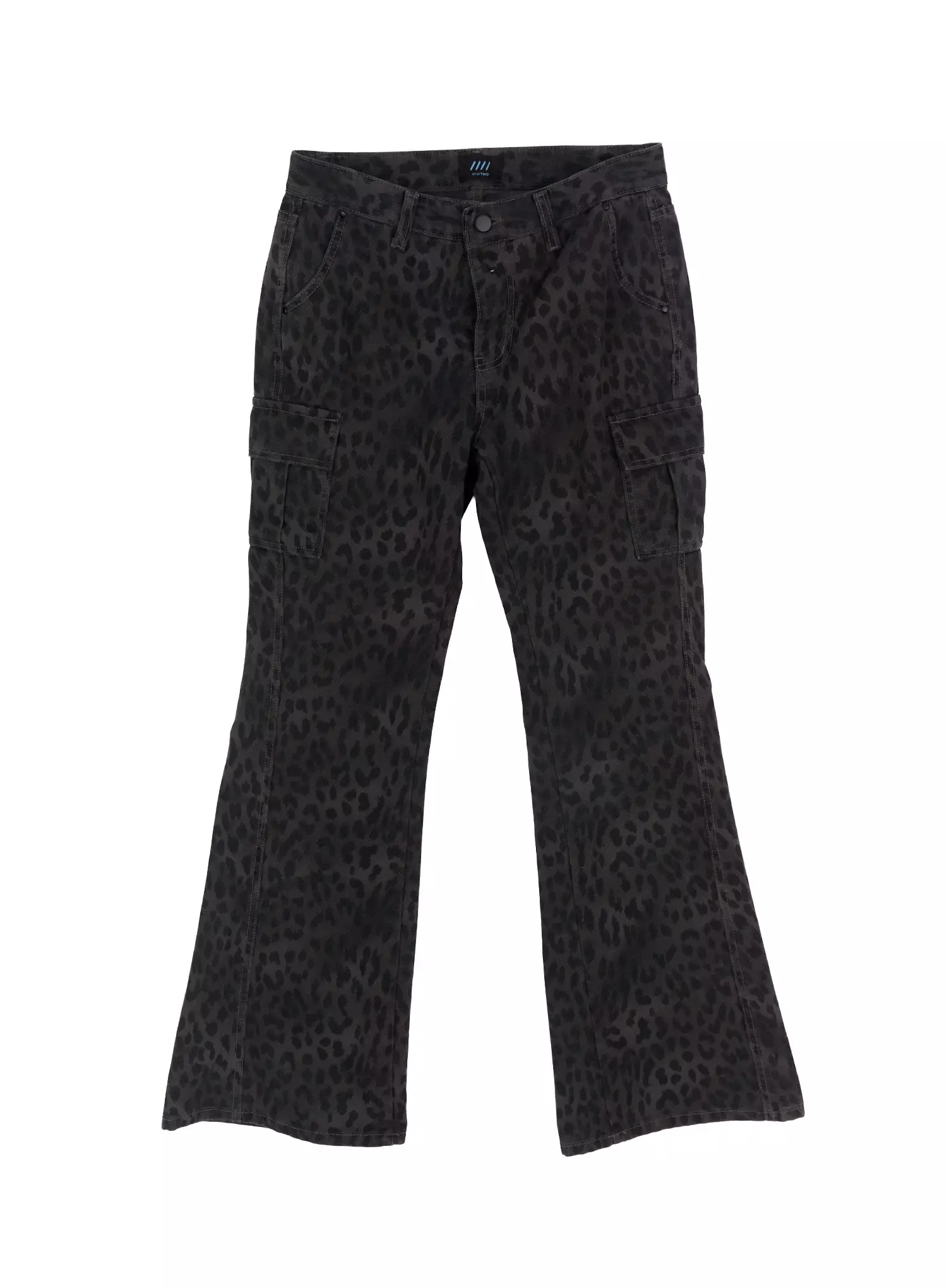 Leopard Print Flare Pants IA508 - Image 15