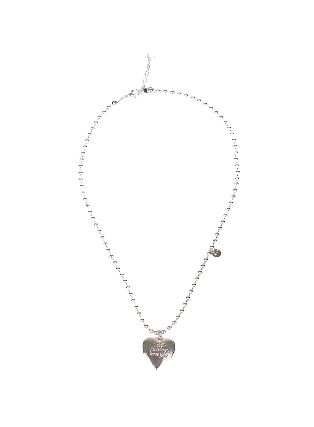 Lettering Heart Necklace CF528 - Image 7
