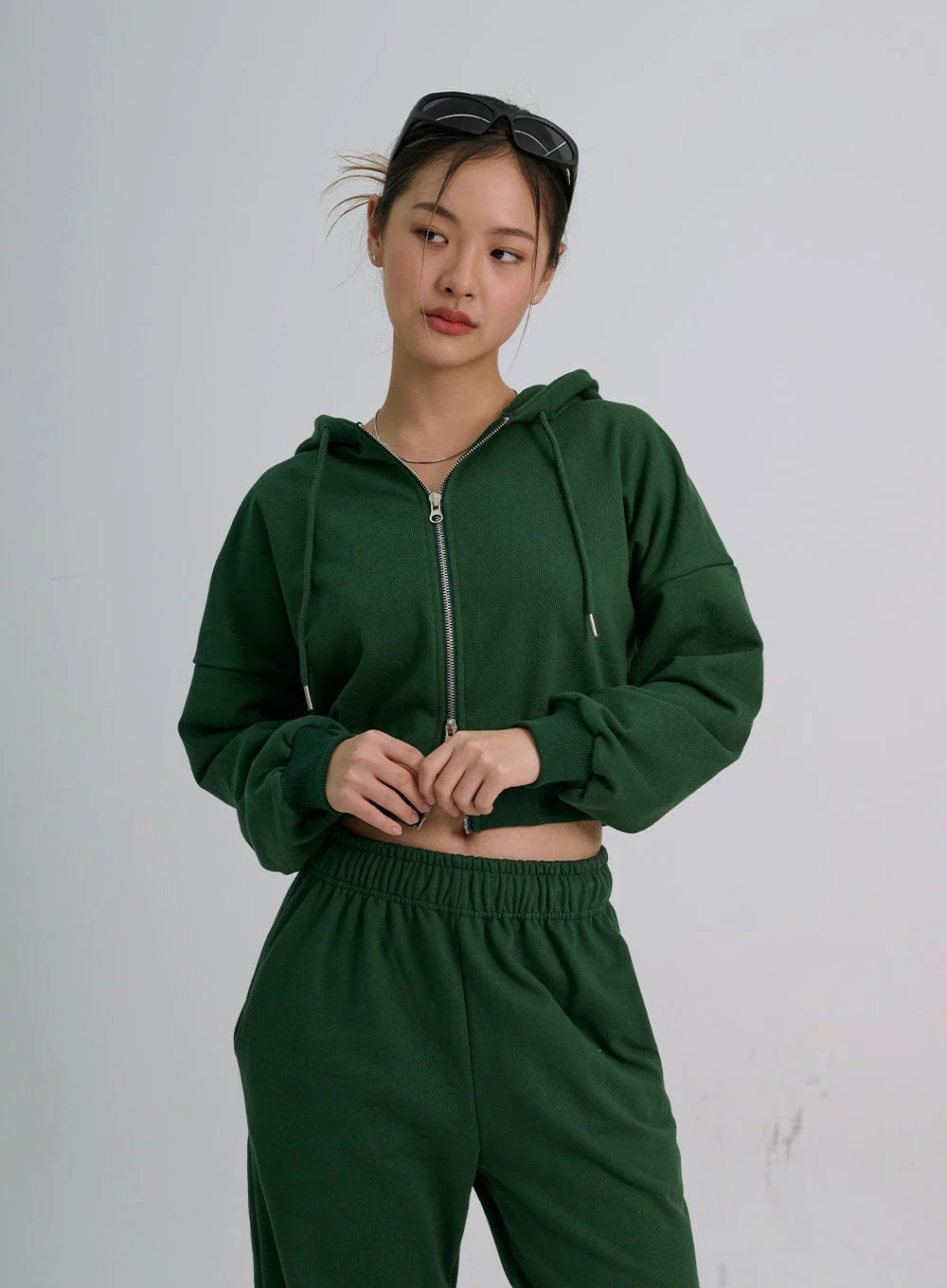 Lewkin Soft Basic Two Way Hoodie Zip Up C1210 - Image 19