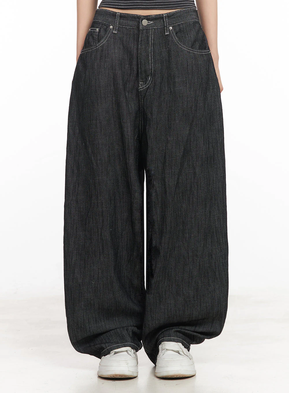 Lilli Wide-Leg Baggy Jeans IY516 - Image 4